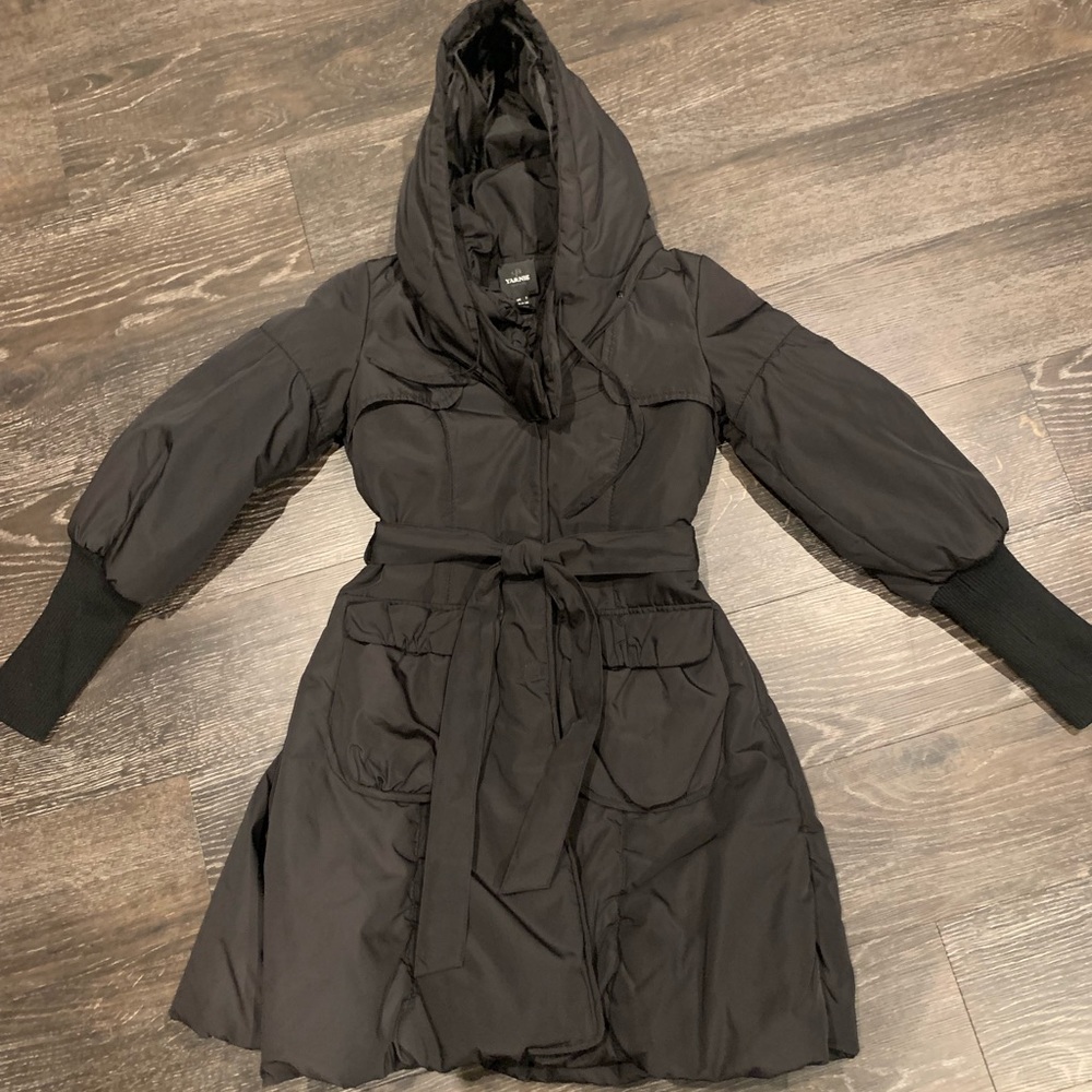 Yarnie Winter Coat Black Size Small